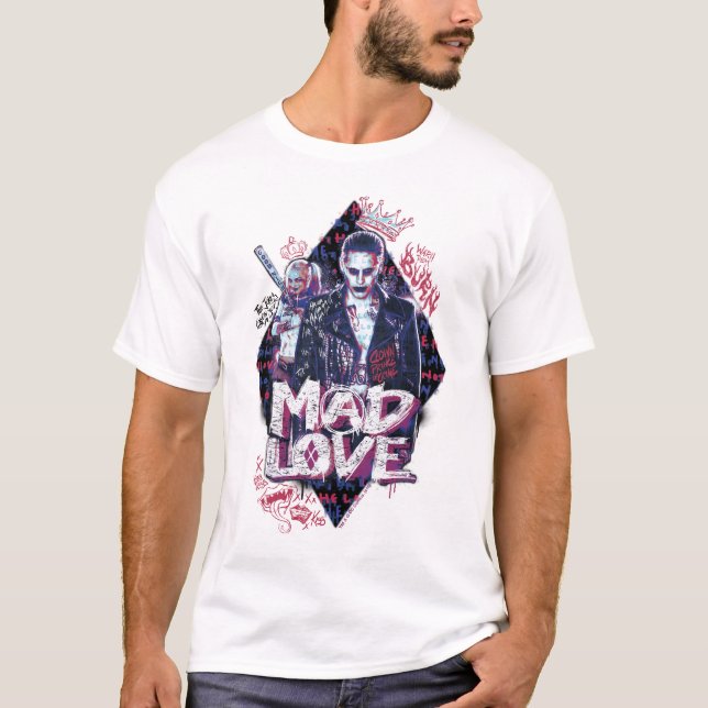 Camiseta Esquadrão Suicida | Amor Louco (Frente)