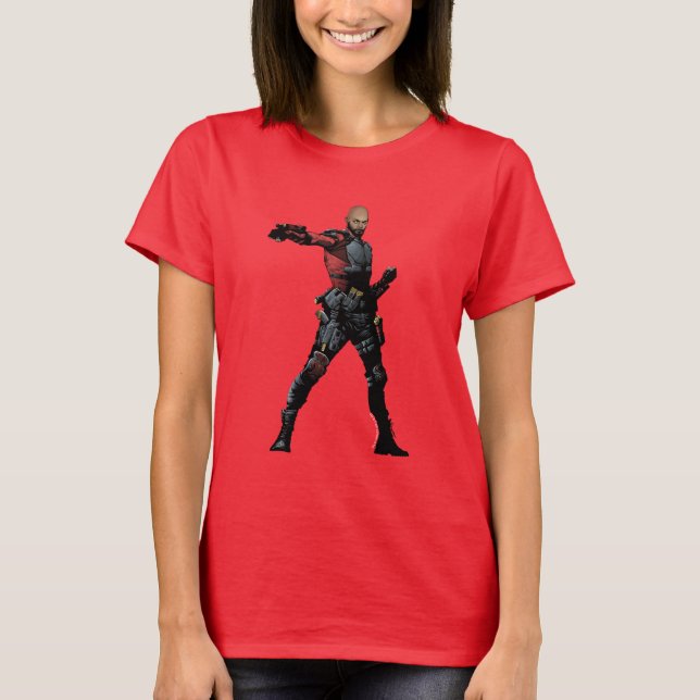 Camiseta Esquadrão Suicida | Arte de BD (Frente)