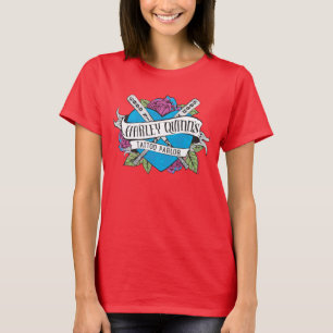 Camiseta Esquadrão Suicida   Coração de Tatuagem do Harl