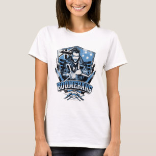 Camiseta Esquadrão Suicida Crachá de Boomerang