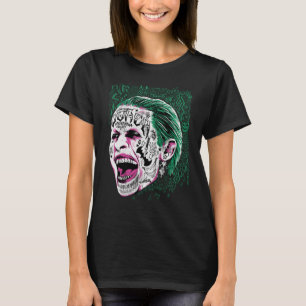 Camiseta Esquadrão Suicida   Desenho Da Cabeça De Joker R