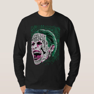 Camiseta Esquadrão Suicida   Desenho Da Cabeça De Joker R