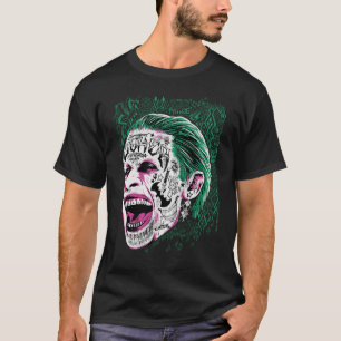 Camiseta Esquadrão Suicida Desenho Da Cabeça De Joker Rid