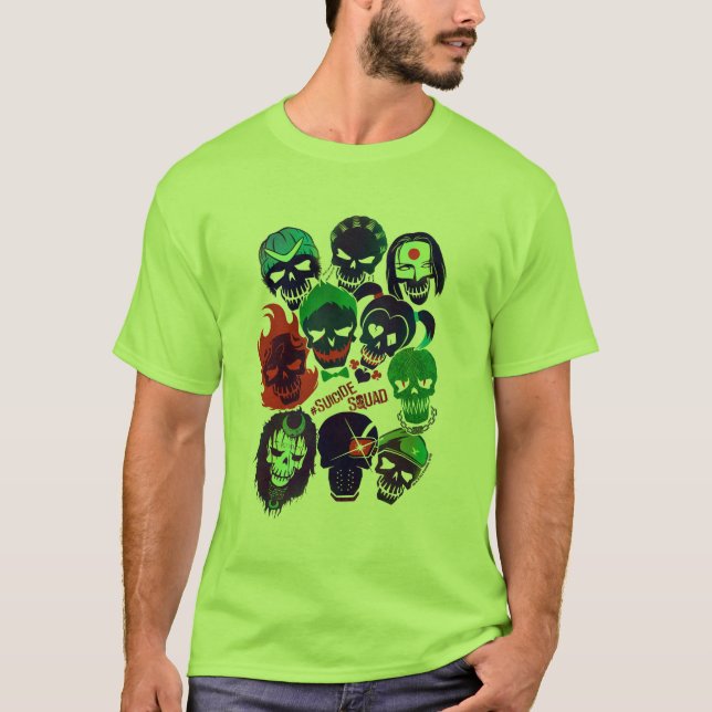 Camiseta Esquadrão Suicida | Grupo de Toss (Frente)