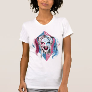 Camiseta Esquadrão Suicida Harley Laugh