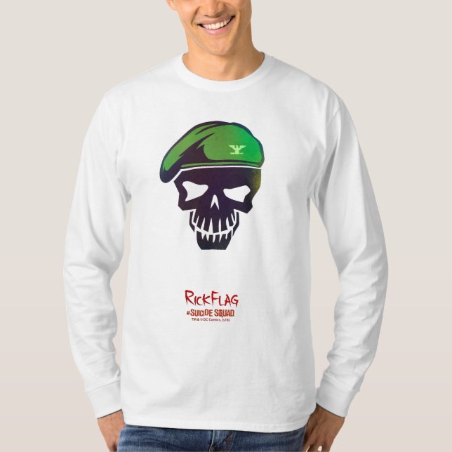 Camiseta Esquadrão Suicida | Ícone Cabeçalho do Rick (Frente)