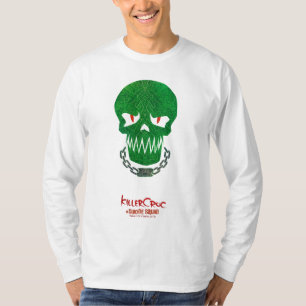Camiseta Esquadrão Suicida   Ícone da cabeça da Killer Croc