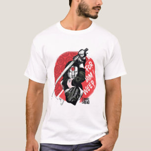 Camiseta Esquadrão Suicida   Katana "Para Ele Eu Choro"