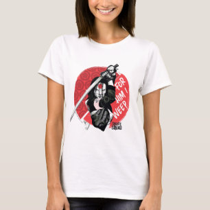 Camiseta Esquadrão Suicida Katana "Para Ele Eu Choro"