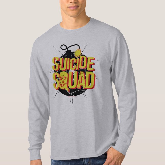 Camiseta Esquadrão Suicida | Logotipo da bomba 3 (Frente)