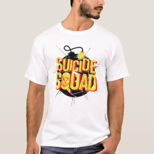 Camiseta Esquadrão Suicida   Logotipo da bomba 3