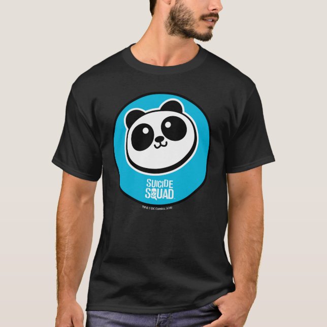 Camiseta Esquadrão Suicida | Logotipo Panda Purveyors (Frente)