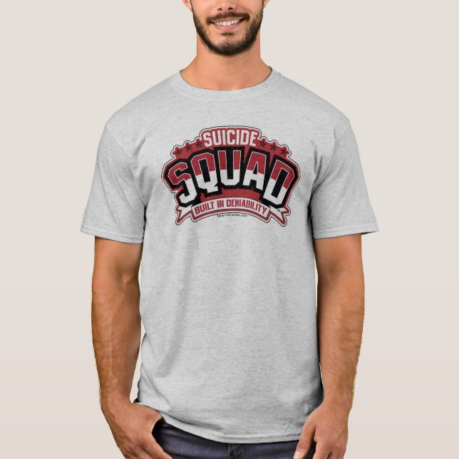 Camiseta Esquadrão Suicida | Negação Incorporada (Frente)
