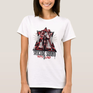 Camiseta Esquadrão Suicida   Raparigas Bonito Loucas
