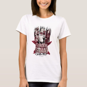 Camiseta Esquadrão Suicida Raparigas "Em Quadrado Confia