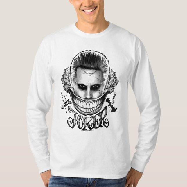 Camiseta Esquadrão Suicida | Sorriso de Joker 2 (Frente)
