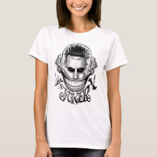 Camiseta Esquadrão Suicida Sorriso de Joker 2