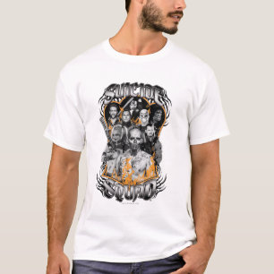 Camiseta Esquadrão Suicida Task Force X Tatuagem Tribal