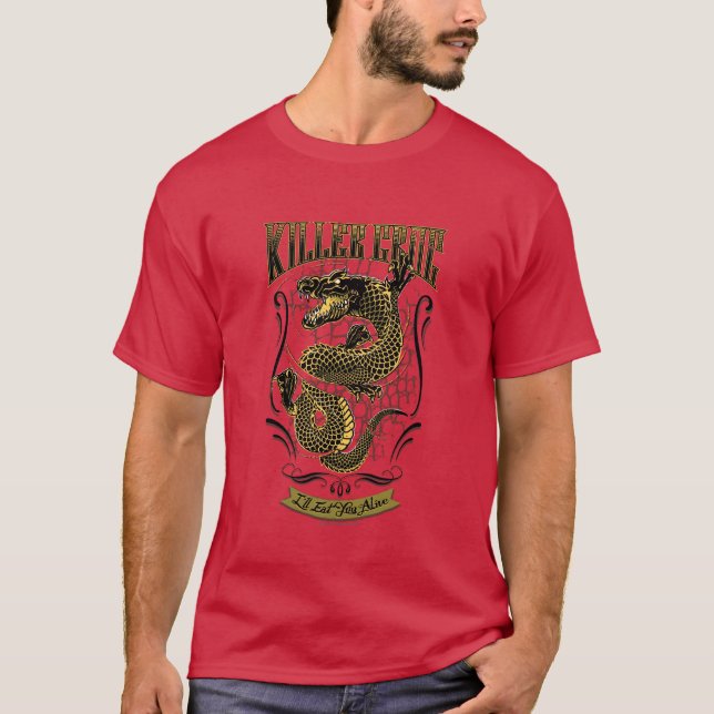 Camiseta Esquadrão Suicida | Tatuagem em Croc (Frente)