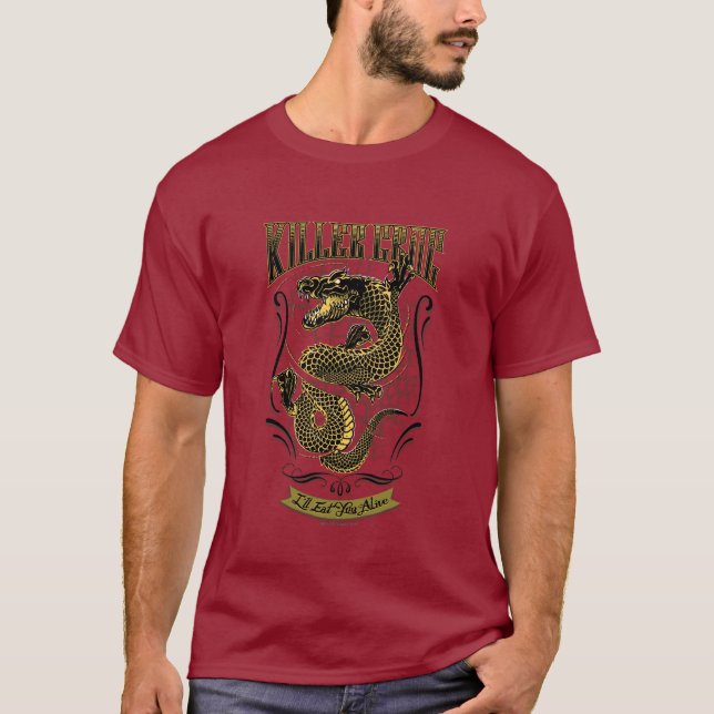 Camiseta Esquadrão Suicida | Tatuagem em Croc (Frente)