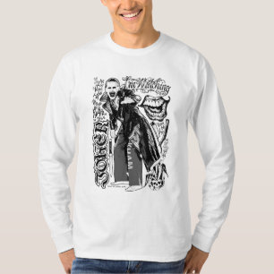 Camiseta Esquadrão Suicida Tipografia do Joker Foto