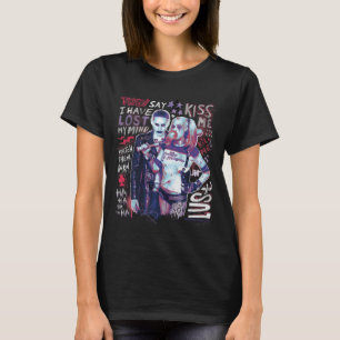 Camiseta Esquadrão Suicida   Tipografia do Joker & Harley