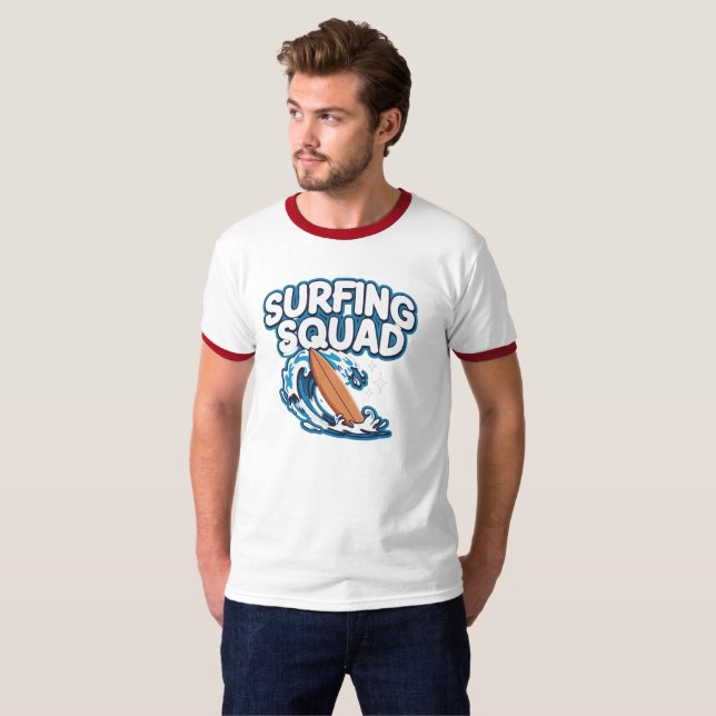 Camiseta Esquadrão surfando (Frente Completa)