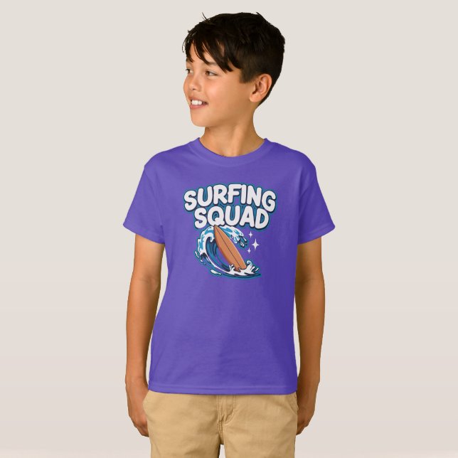 Camiseta Esquadrão surfando (Frente Completa)