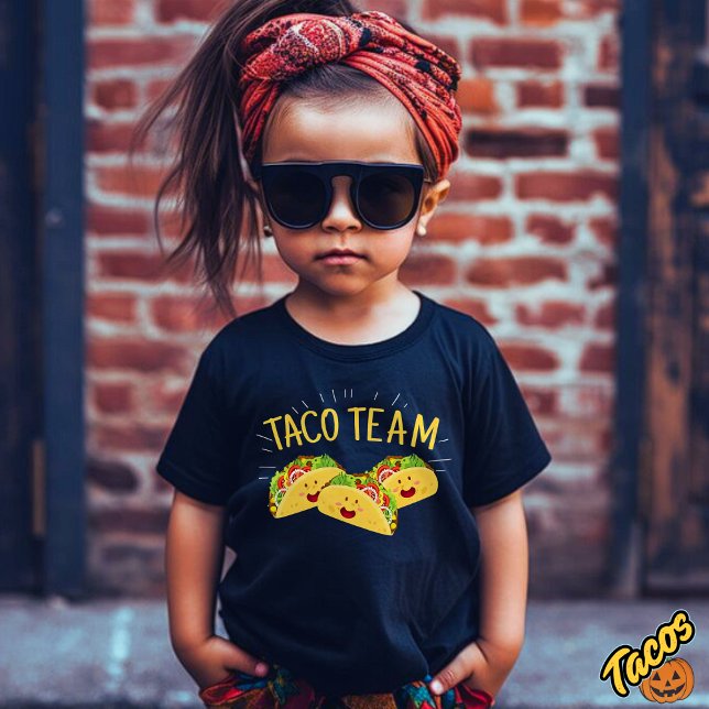 Camiseta Esquadrão Taco Engraçado, Comida Dia de as Bruxas  (Criador carregado)