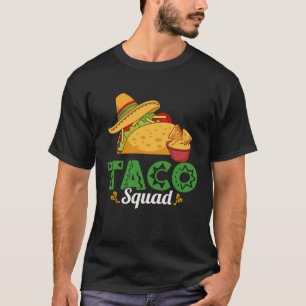 Camiseta Esquadrão Taco - Sobrecarga Comida mexicana - Taco