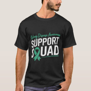 Camiseta Esquadrão Verde De Suporte À Fita Para Doença Rena