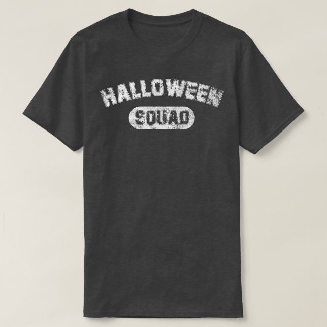 Camiseta Esquadrão Vintage Halloween (Frente do Design)
