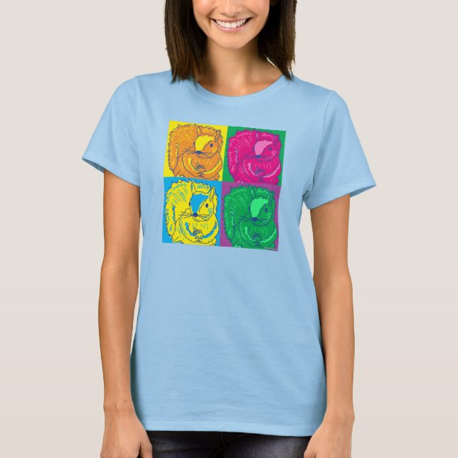 Camiseta Esquadrões de pop Art (Frente)