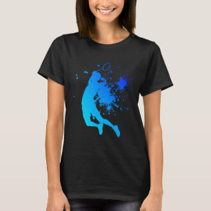 Camiseta Esquash Shuttle Feminino Badminton Masculino 