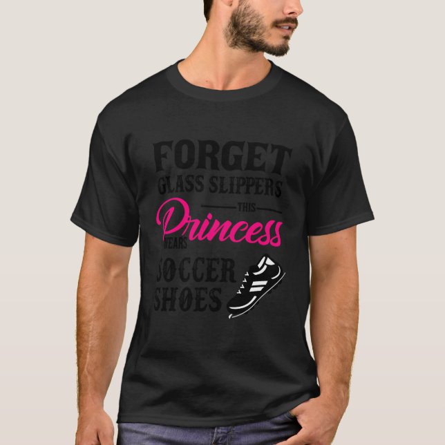 Camiseta Esqueça as batedoras de vidro Princesa Veste Calça (Frente)