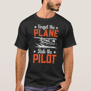 Camiseta Esqueça O Avião Que Viaja O Avião Piloto Sobrevoan