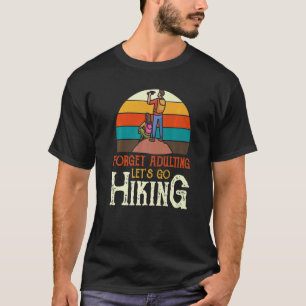 Camiseta Esqueça o Mundo Adulto Vamos Caminhar Natureza Aca