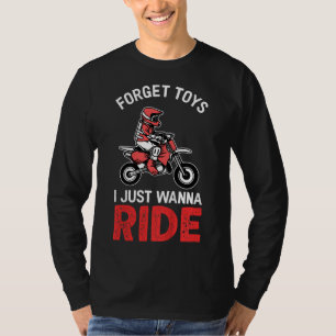 Camiseta Esqueça os Brinquedos que quero passear, Meninos e