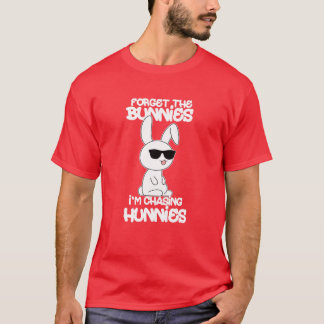 Camiseta Esqueça os coelhos que estou perseguindo os caçado