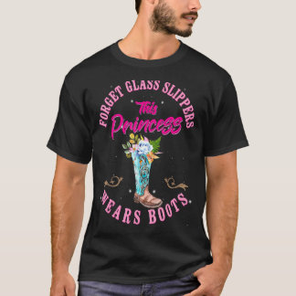Camiseta Esqueça os Sapatos de Vidro Esta Princesa Usa Boo
