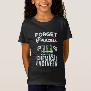 Camiseta Esqueça Princesa Quero Ser Engenheira Química