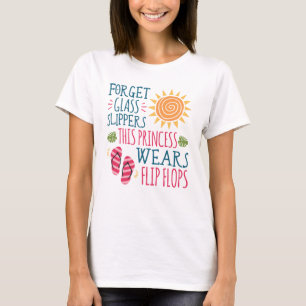 Camiseta Esqueçam-se as batentes de vidro Princesa Veste Ch