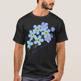 Camiseta EsqueçaMeNão Flor Botânica