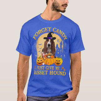 Camiseta Esquece, Candy, Dá-Me O Basset Hound Pumpkin Hal