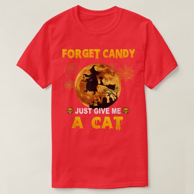 Camiseta Esquece, Candy, Dá-Me Um Gato. (Frente do Design)