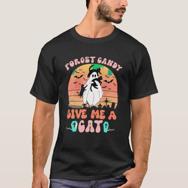 Camiseta Esquece Que O Candy Me Deu Um Gro De Gato De Gato  (Frente)