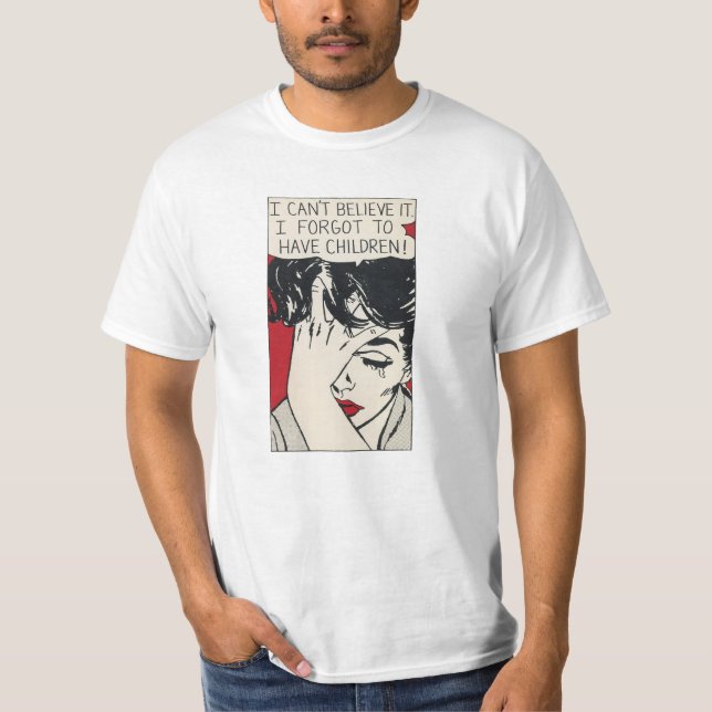 Camiseta Esqueci-me de Ter Filhos (Frente)
