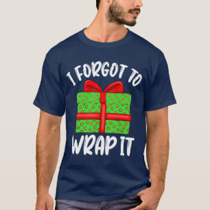 Camiseta Esqueci-Me Que Era Engraçada Gravidez De Natal Ann