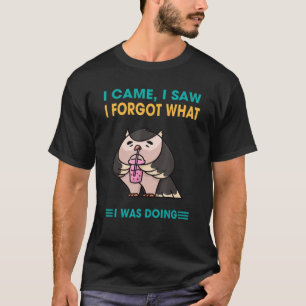 Camiseta Esqueci O Que Estava Fazendo Engraçado Dizendo