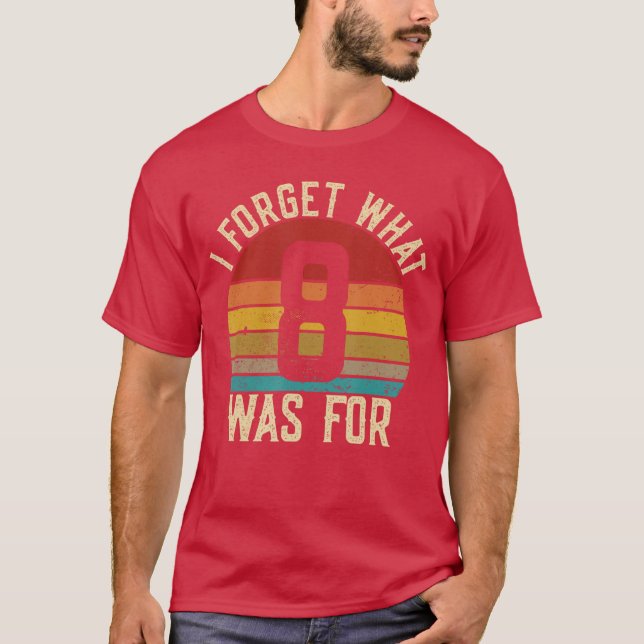 Camiseta Esqueço Para Que Servia Oito para Retro Sunset Squ (Frente)